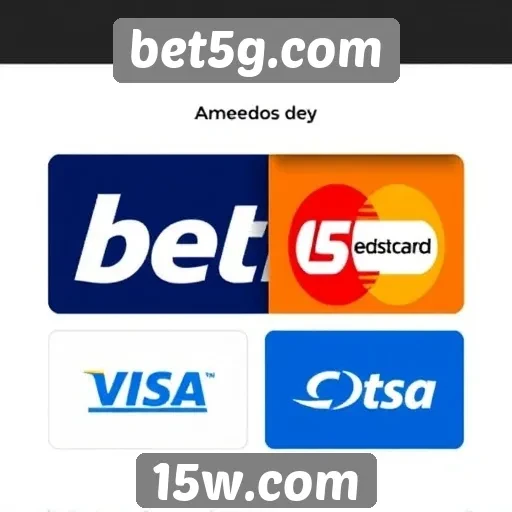 Métodos de pagamento disponíveis no bet5g.com